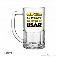 Caneca - Cerveja vou lhe usar